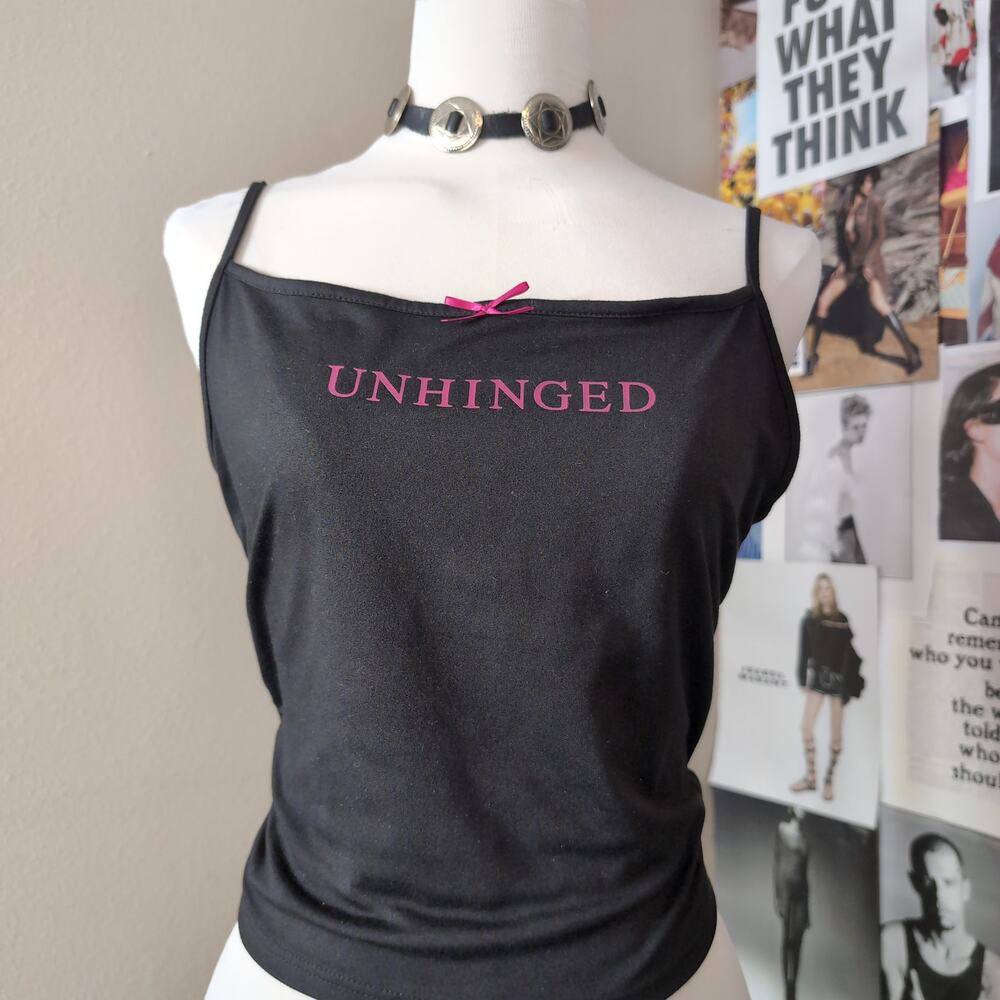 Unhinged Y2k Graphic Cami Top